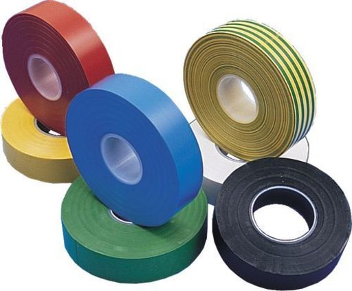 Insulation Tape, Green & Yellow, 19mm, 33m Image 2