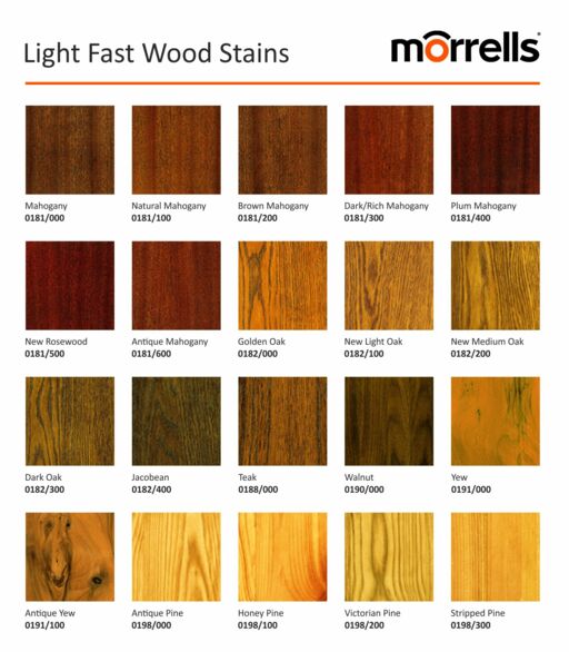 Morrells Light Fast Stain Brown Mahogany, 1L  thumb 3