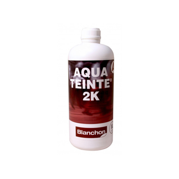 Blanchon Aquateinte 2K, PU Waterbased Stain, Black, 1L Image 1