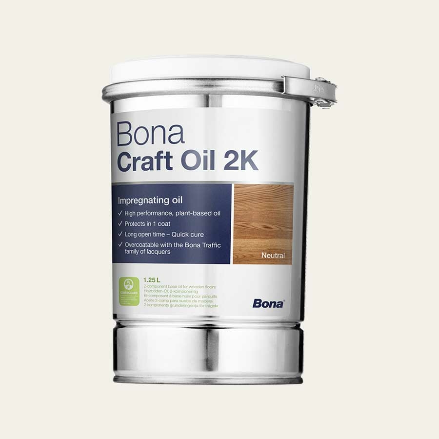 Bona Craft Oil, 2K, Misty, 1.25L Image 1