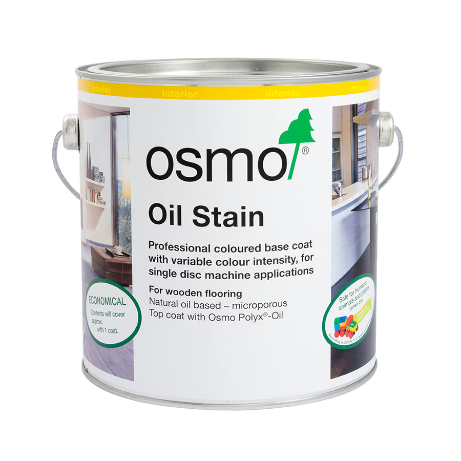 Osmo Oil Stain, White, 2.5L Image 1