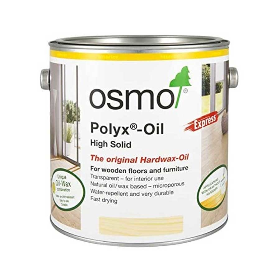 Osmo Polyx-Oil Express, Hardwax-Oil, White, 2.5L Image 1