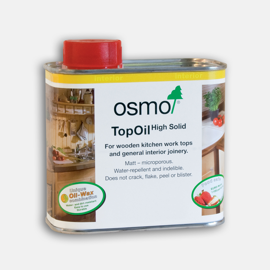 Osmo Top Oil, Wooden Worktop Oil, Acacia Matt Finish, 0.5L Image 1