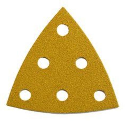 Starcke 120G Sanding Triangles, 88x93mm, 6 Holes Round, Velcro