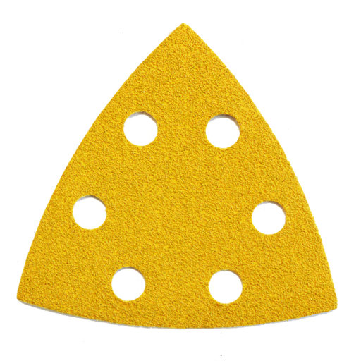 Starcke 40G Sanding Triangles, 88x93mm, 6 Holes Round, Velcro